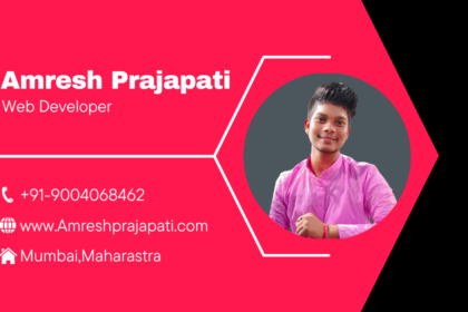 Amresh Prajapati Web Developer 02