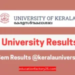 Kerala University Results 2024