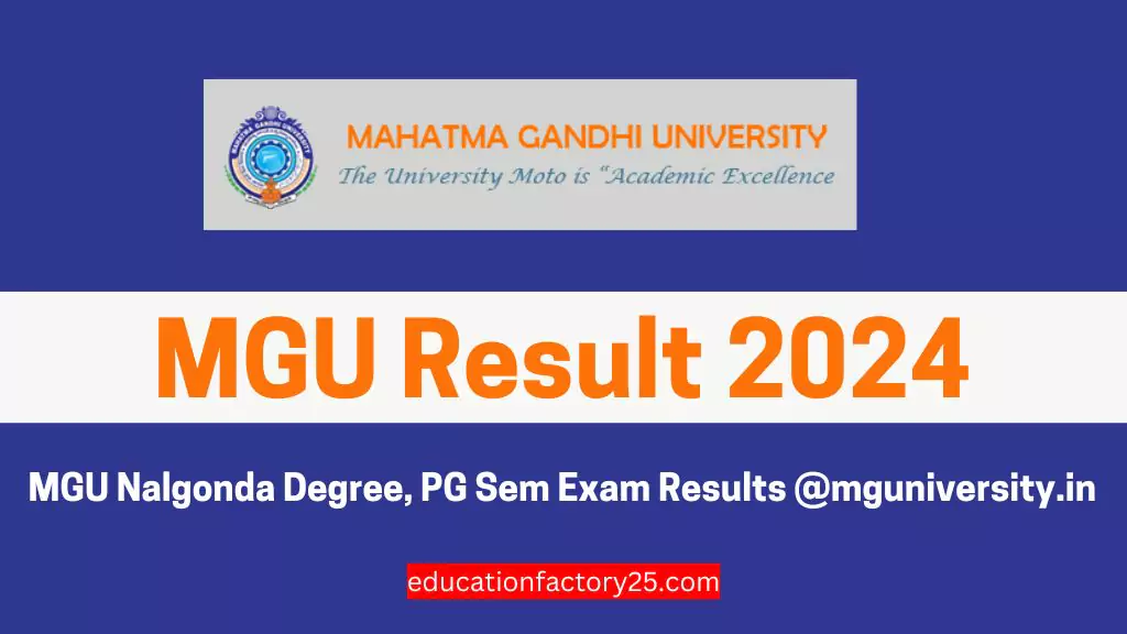 MGU Result 2024