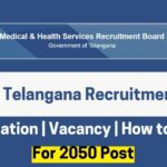 MHSRB Telangana Recruitment