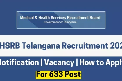 MHSRB Telangana Recruitment 2024