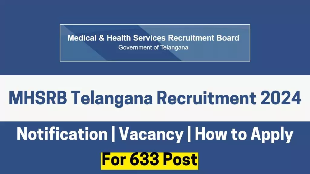 MHSRB Telangana Recruitment 2024