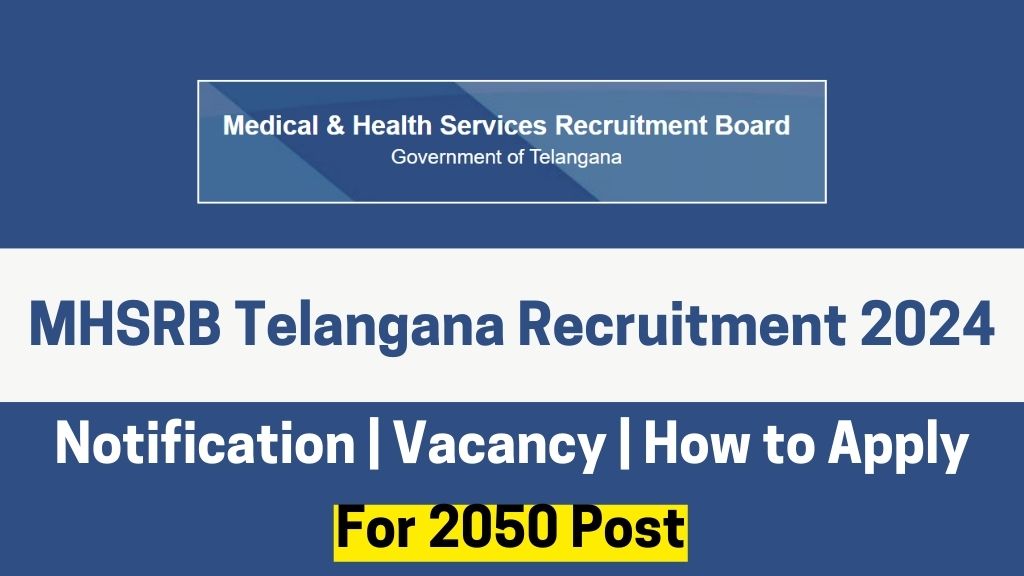 MHSRB Telangana Recruitment