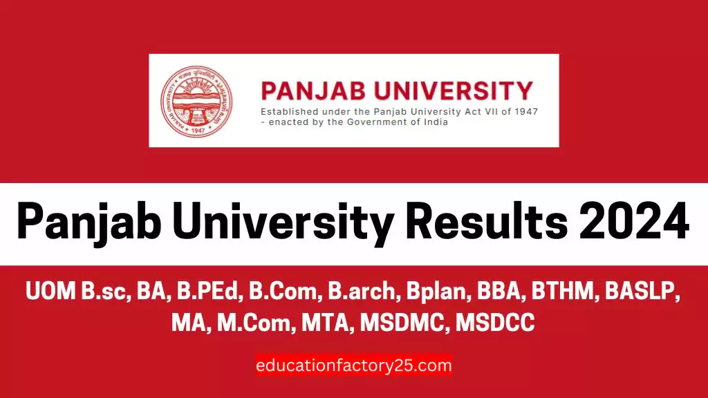 Panjab University Results 2024